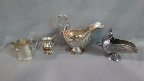 COLLECTION OF SILVER-PLATED SERVICEWARE