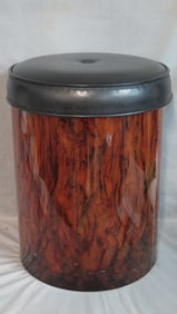 MID-CENTURY MODERN GEORGE KOCH AND SONS TRANSLUCENT STOOL