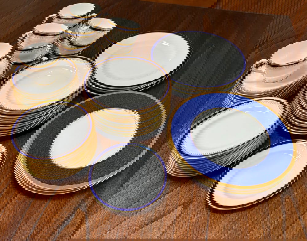 COLLECTION OF SPODE AND COALPORT ENGLISH CHINA (1 of 14)