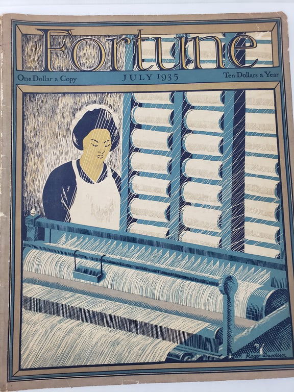 COLLECTION OF 1930'S VINTAGE FORTUNE MAGAZINES (1 of 4)