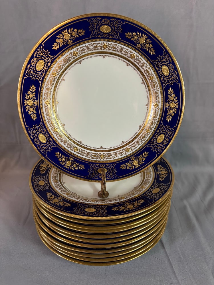 SET OF 12 MINTON SERVICE PLATES (X315-7) (1 of 9)