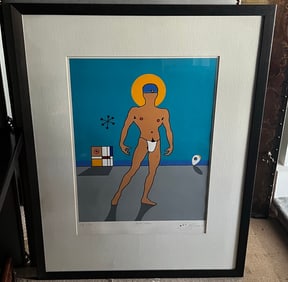 DUGGIE FIELDS (BRITISH, 1945-2021) "ROLE MODEL", ARTISTS PROOF #1/10 (1987) 49.5" X 35"
