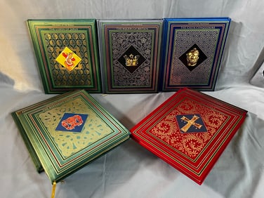 LIVING ESTATE OF DENNIS RODANO: NINE "TREASURES OF THE WORLD" BOOKS (1981)