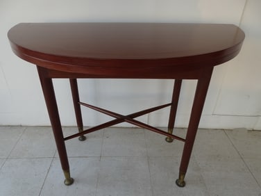 MID-CENTURY MODERN MCM FLIP-TOP GAME/CARD TABLE