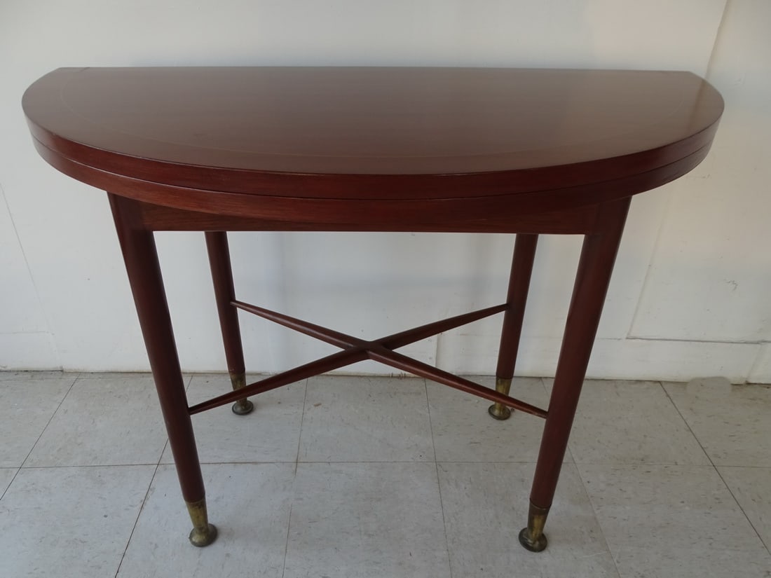 MID-CENTURY MODERN MCM FLIP-TOP GAME/CARD TABLE (1 of 19)