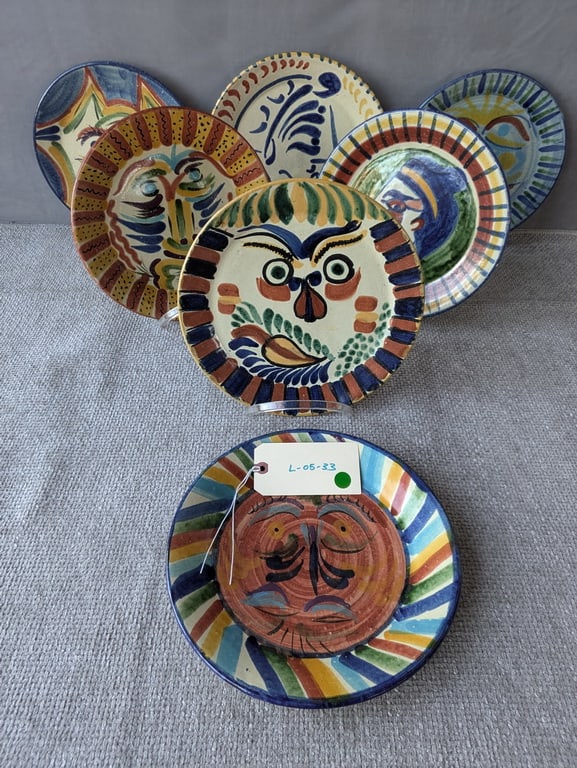 LIVING ESTATE OF JOSEPH RODANO: MEXICAN WALL FACE PLATES IN THE STYLE OF PICASSO (1 of 12)