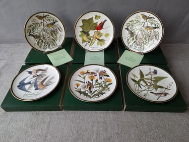 WEDGWOOD SONGBIRDS OF THE WORLD DECORATIVE PLATE SET