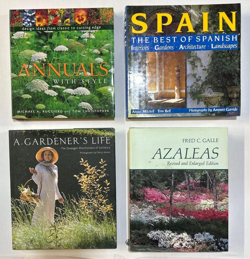 FOUR HORTICULTURAL BOOKS INCLUDING A GARDENER'S LIFE BY THE DOWAGER MARCHIONESS OF SALISBURY (1 of 1)