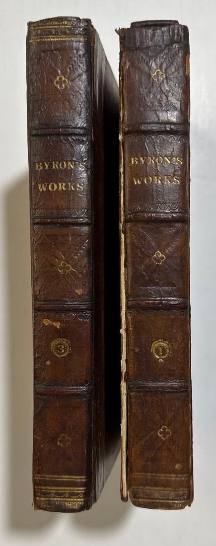 1819 EDITION OF "BYRON'S WORKS" VOLUMES 1 AND 2 (1 of 6)