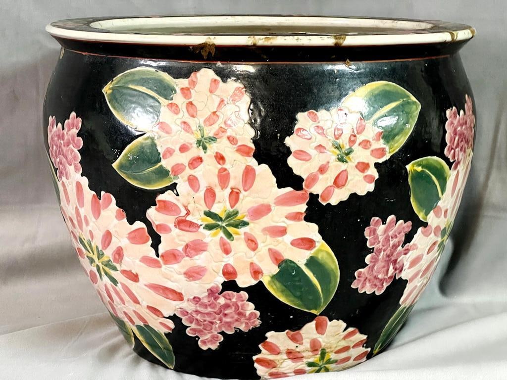 ANTIQUE ASIAN HANDCRAFTED TERRACOTTA PLANTER (1 of 7)