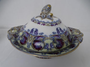 VINTAGE NIGHTINGALE POTTERY TUREEN