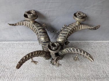MORROCAN HORN CANDELABRA