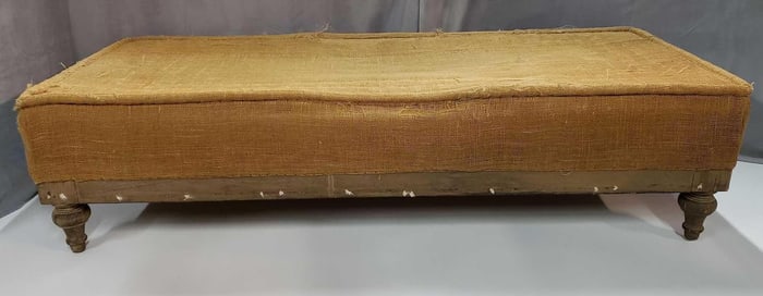 VINTAGE BURLAP DAYBED