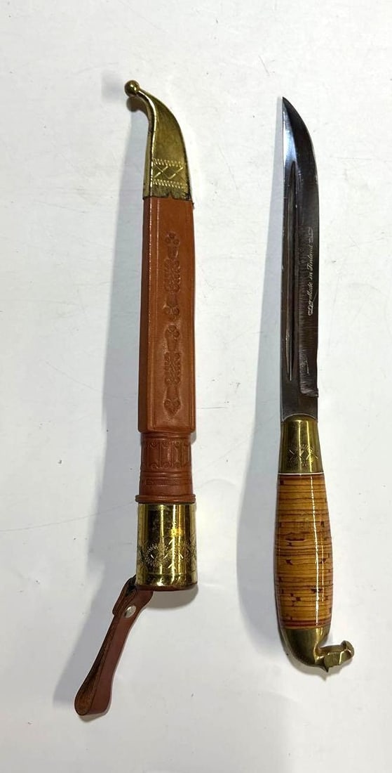 LARGE HORSEHEAD FINNISH PUUKKO KNIFE (1 of 9)