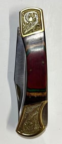LARGE FROST CUTLERY FOLDING DISPLAY KNIFE