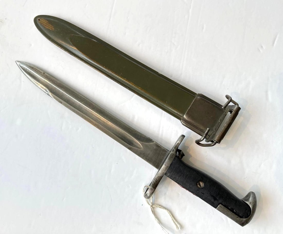 UFH US 1942 CUT-DOWN 16" M1 GARAND BAYONET: overall approx. 16"