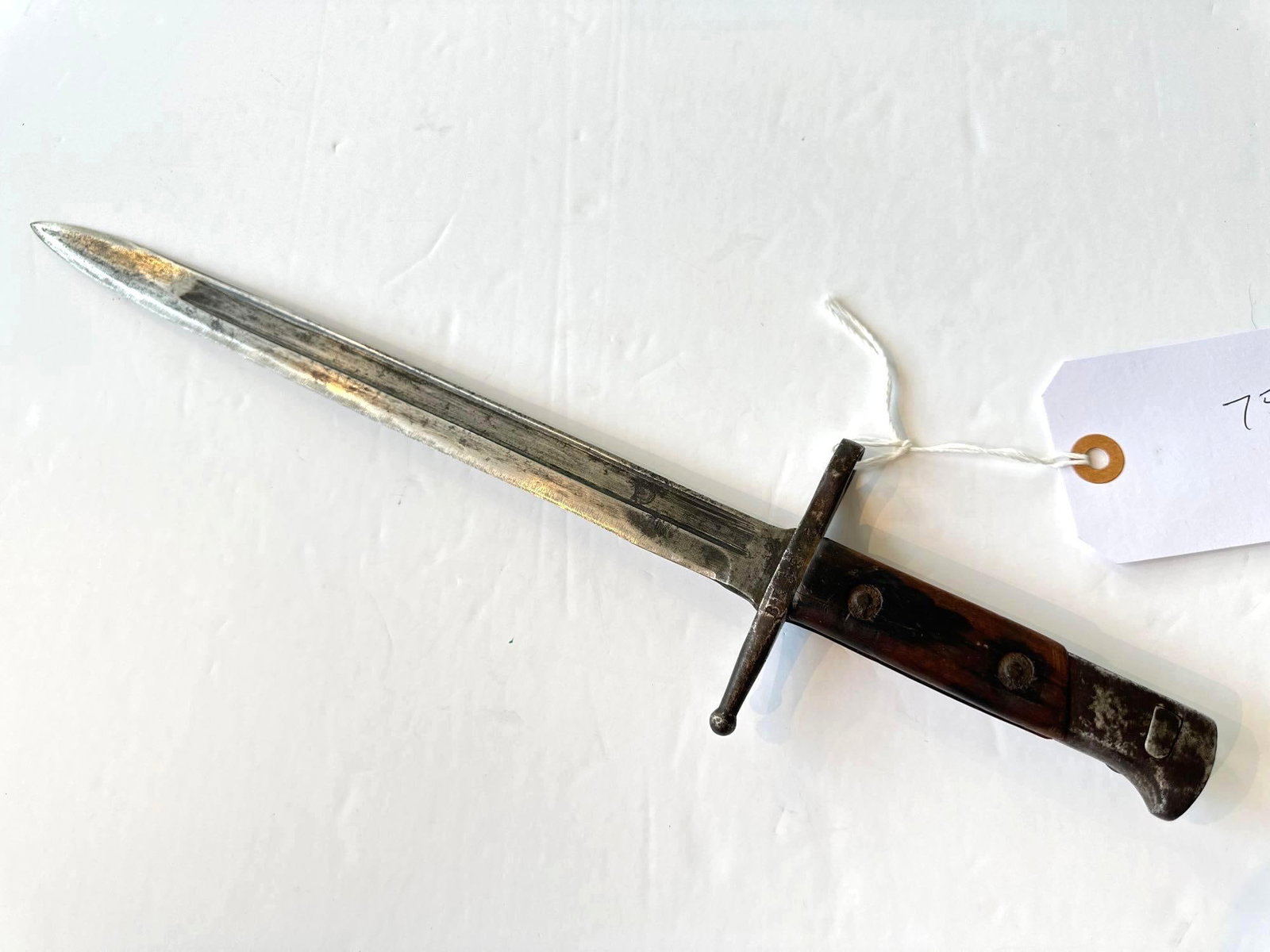 ITALIAN M1891 CARACANO BAYONET: approx. 13.8"