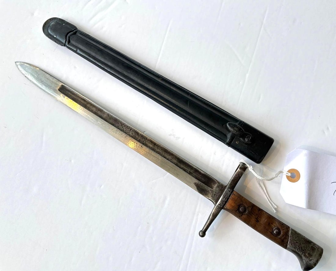 ITALIAN M1891 CARACANO BAYONET: approx. 13.8"