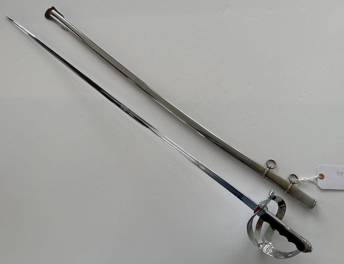 GILARDONI MILANO ITALIAN ARMY SWORD: 39" LONG