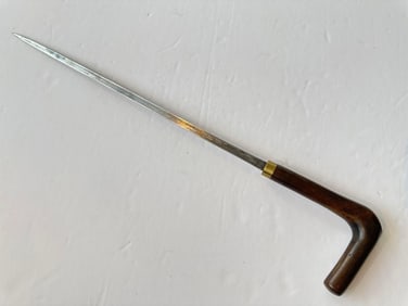 18TH CENTURY CRUTCH HANDLE DAGGER?