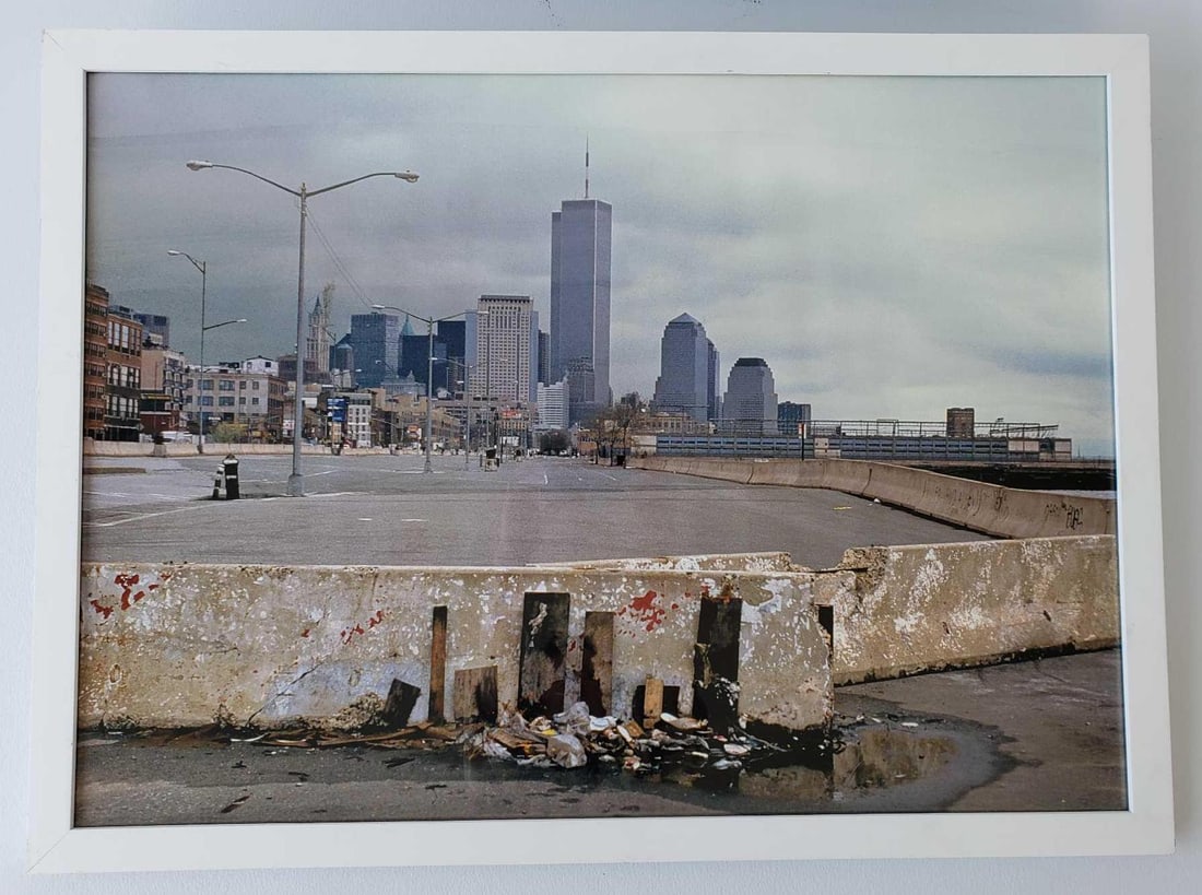 AFTER GABRIEL OROZCO FRAMED PHOTOGRAPH "ISLAND WITHIN AN ISLAND" 1993 (1 of 10)