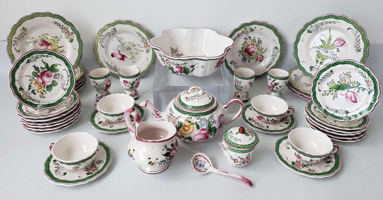 COLLECTION OF FRENCH FAIENCE DINNERWARE | 41 PIECES (1 of 20)