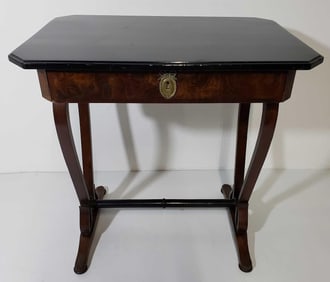 ANTIQUE BIEDERMEIER STYLE WRITING TABLE
