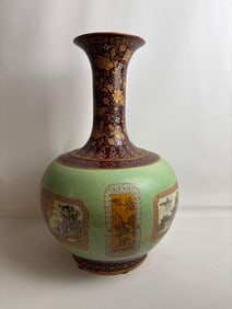 20TH CENTURY CHINESE PASTEL FAMILLE VASE