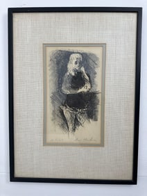 MADELEINE FLASCHNER ARTIST's PROOF SIGNED LITHOGRAPH