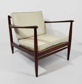 DANISH MODERN WALNUT ARM CHAIR