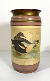 VALUE LOT: CERAMIC DUCK UMBRELLA HOLDER / STAND OR VASE MADE IN ITALY