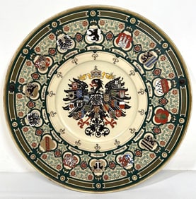 OVERSIZED VILLEROY & BOCH METTLACH GERMAN CHARGER PLATE