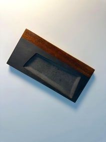 HAPSWELL HOUSE SLATE AND HARDWOOD CATCHALL TRAY