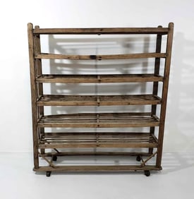 ANTIQUE FRENCH BAKER'S RACK