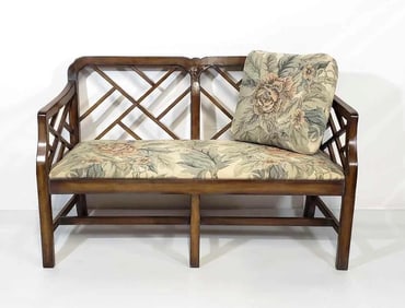 CHINESE CHIPPENDALE STYLE BENCH