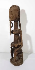 AFRICAN DOGON LARGE FEMALE FERTILITY STATUE
