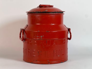 VINTAGE COOPERDALE DAIRY FOREST HILLS NY MILK CAN