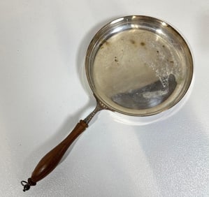 ITALIAN SILVER-PLATE FRYING PAN