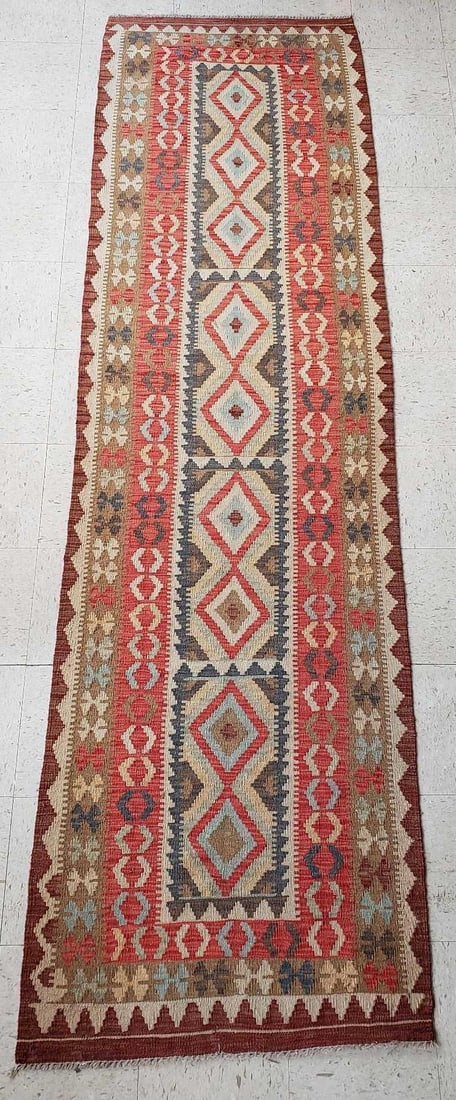 VINTAGE KILIM RUNNER 3' X 10' (1 of 8)