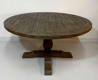 BIRCH LANE KINSTON SOLID WOOD PEDESTAL DINING TABLE