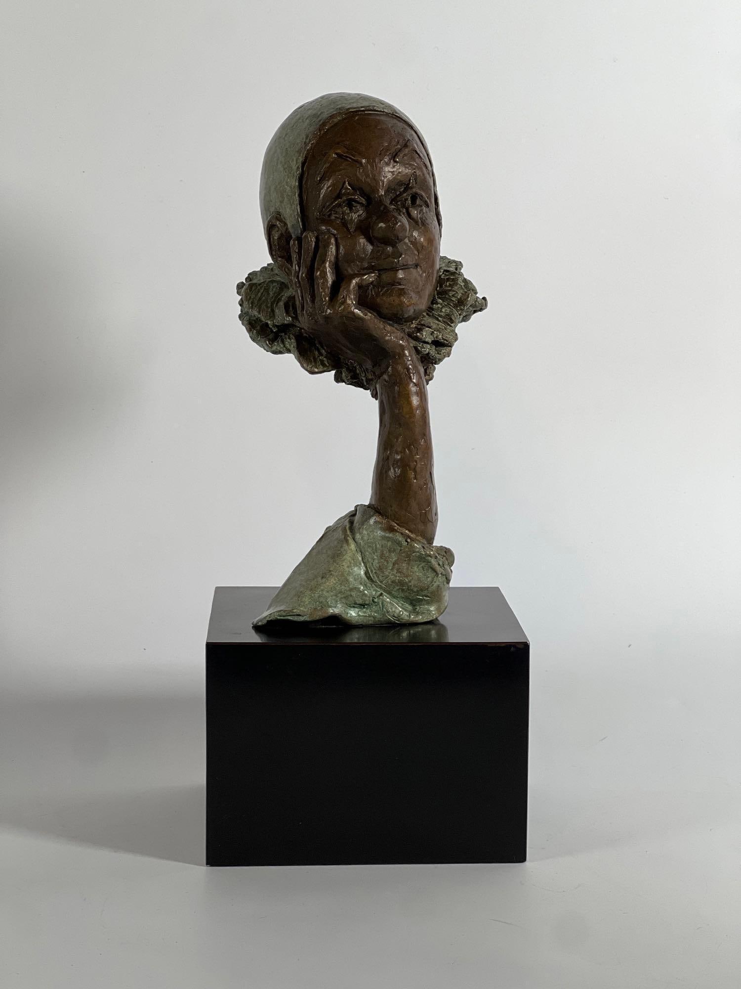 VALUE LOT MARGARET "PEGGY" REVENTLOW BRONZE CLOWN SCULPTURE (1 of 9)