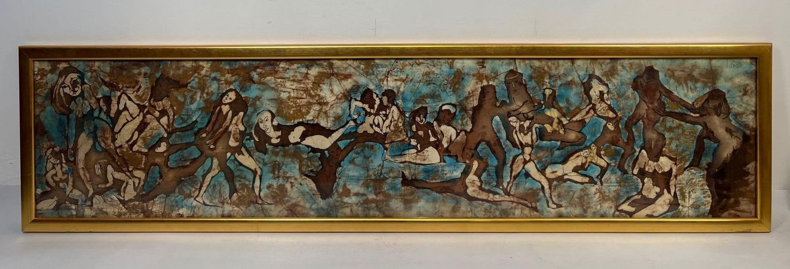 BATIK ART PANEL SIGNED LUCAS (1 of 10)