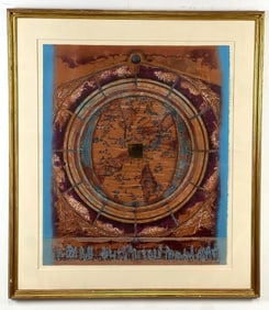 RUDY POZZATTI SERIGRAPH "COSMARAMA" PENCIL SIGNED 34/52 (1976)