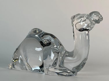 BACCARAT CRYSTAL CAMEL FIGURINE