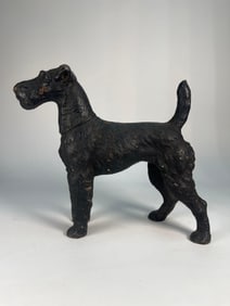 CAST IRON DOG STATUE / DOORSTOP