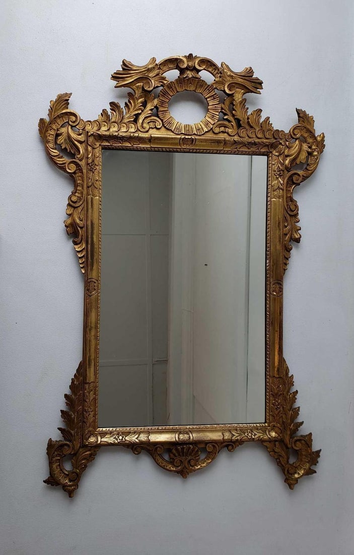 ROCOCO GILT FRAMED MIRROR (1 of 9)