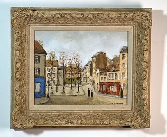 LOUIS PEYRAT PARIS MONTMARTRE PAINTING