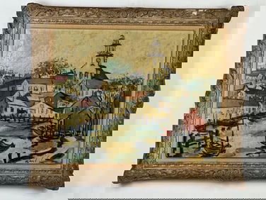 SIGNED OIL PAINTING BY ZAREH SOURIAN