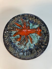 PORTUGUESE MAJOLICA-STYLE LOBSTER CHARGER | PLATE