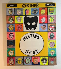 GRINDR BY FELIX MORELO 2013 ACRYLIC